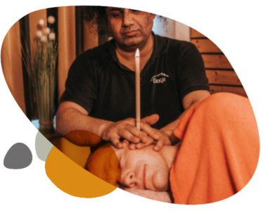 Ohrkerzenmassage
